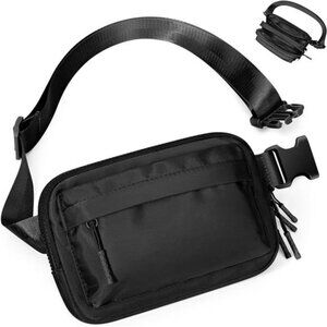 Fanny Packs for Women Men,Belt Bag with 4 Zipper Pockets,Waterproof Crossbody